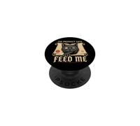 Medieval Cat Weird Medieval Cat Ugly Cat Meme Gift PopSockets Adhesive PopGrip