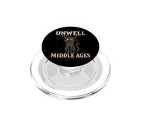 Medieval Cat Weird Medieval Cat Ugly Cat Meme Gift PopSockets PopGrip for MagSafe