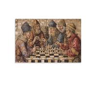 Medieval Chess Game,1000-piece paper puzzle,Adult birthday gift educational toys,50x70cm