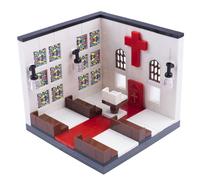 Medieval Church Wedding Building Block Set, Chapel Display Architecture Kit with Stained Glass, Mini Chapel Model Toy for Kids and Adults Collectors