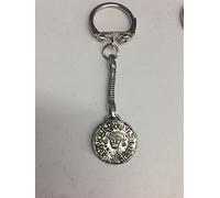 Medieval Coin WE-MCKR made of fine English Pewter on a snake keyring