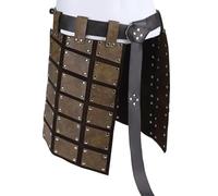 Medieval Combat Skirt for Men - Portable Protective Belt Vintage Art Skirt | Leather Medieval Knight Skirt for Men, Realistic Costume for Cosplay and Show on s