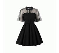 Medieval Costume Women Ladies Halloween Dress Hooded Witch Retro 1950s Glow in The Dark Top Elegant Vintage Scary Horror Outfit