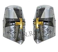 Medieval Crusader Halloween Templar Knight Helmet