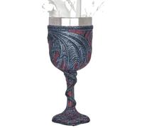 Medieval Double Dragon Wine Glass | Stainless Steel Double Resin Dragon Heart Love Drinking Glass | Medieval Dragon Goblet, Halloween Wine Glass, Cocktail, Beer