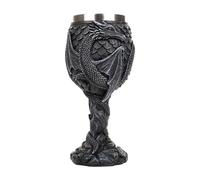 Medieval Dragon Goblet, 4oz Gothic Dragon Wine Cups, Stainless Steel Dragon Goblet, Resin Dungeon and Dragons Glass Gift, Unique Usu Resistant Wine Drinking Jar