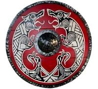 Medieval Dragon Shield, Round Viking Shield, Cosplay Battle Ready Shield