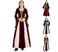 Medieval Dress Queen Renaissance Stage Gown