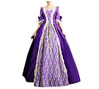 Medieval Dresses Women's Renaissance Princess Dress Women's Trumpet Sleeves Victorian Queen Maxi Dress Elegant Evening Dress Vintage Cocktail Dress Halloween Carnival Costume A-line Party Dress
