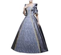 Medieval Dresses Women's Renaissance Princess Dress Women's Trumpet Sleeves Victorian Queen Maxi Dress Elegant Evening Dress Vintage Cocktail Dress Halloween Carnival Costume A-line Party Dress