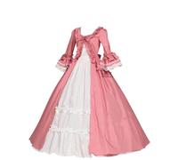 Medieval Dresses Women's with Bow, Princess Mini Dress, Women's Pink Lolita, Baroque Rococo Clothing, Victorian Sweet Ball Dresses, Ruffle Party Dress, Halloween, Carnival Costume, Cosplay Party