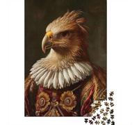 Medieval Eagle Portrait 1000 Pieces Puzzle, Animal Jigsaw Puzzle for Adults, Gift for Nature And Puzzle Lovers, 70x50cm/1000pcs