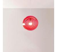 Medieval Eclipse Pendant Light/French Cream Front Hanging Lamp/Designer Hotel Restaurant Chandeliers/Interior and Art Deco Lighting Fixture (E27/26)(Red)