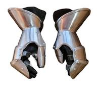 Medieval European Knight's Plate Armour Gauntlets - Milanese Style Iron Gauntlets - Wearable Hand Armour