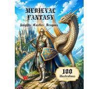 Medieval Fantasy Colouring Book: Knights, Dragons and Mighty Castles: Detailed Illustrations of Medieval Warriors, Ancient Fortresses, Dragons and Epic Fantasy Adventures