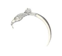 Medieval Fantasy Crow Hair Accessory Dark Alloy Hairpin Pagan Mythology Themed Cosplay Head Decoration Gothic Hair Ornament