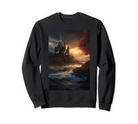 Medieval Fantasy Landscape Artistic Beautiful Graphic Sweatshirt