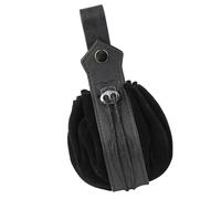 Medieval Faux Leather Belt Pouches Portable Retro Renaissances Belt Bag Coin Purse Dices Bag for LARP Halloween Cosplay