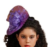 Medieval Feather Headband 1920s Headpieces Woman Masquerade Performances Headpiece Bride Wedding Party Costume Props Headbands No Slip Fashion For Women Carnival Headpiece Halloween Cosplay Party