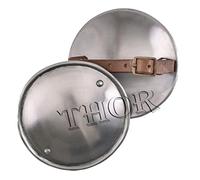 Medieval Finger Buckler Shield Boss Warrior Functional Armour Rustic Vintage Home Decor Gifts Silver, Silver, Mini