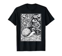 Medieval Frog Snail Weird Stuff Unhinged Mushroom Goblincore T-Shirt