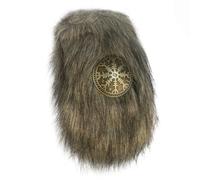 Medieval Furry Waist Bag Drawstring Coin Bag Waist Pouches Medieval Furry Coin Pouches for Men Women Halloween Cosplay