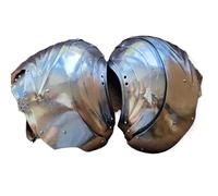 Medieval Gothic Pauldrons - Fully Wearable Knight Plate Armour Shoulder Guards with Scalloped - Historical Reenactment