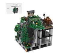 Medieval Hohengeroldseck Castle Building Blocks Set, MOC-207721 A2 Landscape, Wagon Notice Board for MOC-207737 Castle Hohengeroldseck,1919PCS