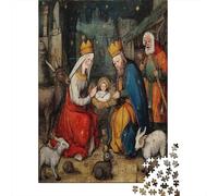 Medieval Illuminated Manuscript IllustrationsPuzzles 1000 Pieces for Adults for Adults 1000 Piece Puzzle Educational Challenge Games Home Decoratio