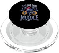 Medieval I'm Not Old I'm Middle Aged Knight Humor PopSockets PopGrip for MagSafe