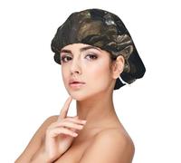 Medieval Knight and Dragon Satin Bonnet Silk Bonnet for Sleeping, Double Layer Adjustable Elastic Hair Bonnet Night Sleep Cap for Women Curly Hair Black