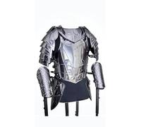 Medieval Knight Armor Suit - Full Body Steel Plate Armor with Pauldrons, Arm Guards & Chest Plate for LARP, Cosplay, Reenactment, Collectors