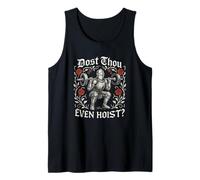 Medieval Knight Barbell Squat Dost Thou Even Hoist Tank Top