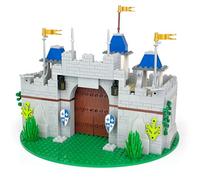 Medieval Knight Castle Building Blocks Set (468PCS) with 12 Knights Figures - Compatible with Major Brands, Creative Castle Toy for Kids 6+ & Adults, Medieval Role Play Gift for Boys & Girls