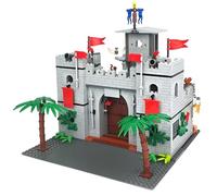 Medieval Knight Castle Building Blocks Set, 778 PCS Medieval Town Square House Model Toy with Mini Figures, Architecture Brircks Construction Kit, Collectible Home Deocr, Gift for Adults Men