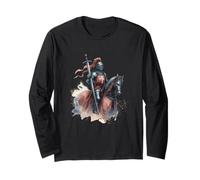 Medieval Knight Children's Knight Armor Horse Fairy Tale Heroes Long Sleeve T-Shirt