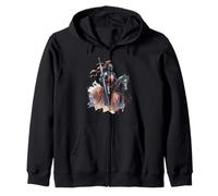 Medieval Knight Children's Knight Armor Horse Fairy Tale Heroes Zip Hoodie
