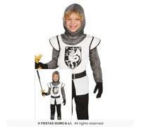 Medieval Knight Costume Armed Guard Kids Historical Book Day Fancy Dress Outfit