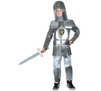 Medieval knight costume in armor for boys