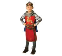 Medieval Knight Costume King Prince Kids Fancy Dress Kings Coronation Boys