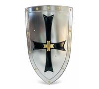 Medieval knight Crusader Steel Shield Armor Templar Viking Steel Iron Shield