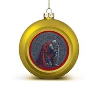 Medieval Knight Funny Christmas Tree Ornaments 4PCS