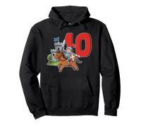 Medieval Knight Kid Age 10 Years Old Birthday Pullover Hoodie