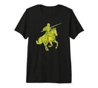 Medieval Knight on Horseback - Jousting Premium T-Shirt