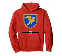 Medieval Knight Renaissance Tunic DIY Costume Dragon Pullover Hoodie