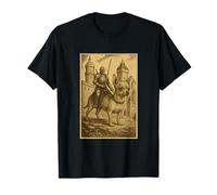 Medieval Knight Riding a Chihuahua Fantasy Art Surreal Rider T-Shirt