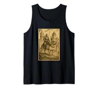 Medieval Knight Riding a Chihuahua Fantasy Art Surreal Rider Tank Top