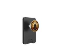 Medieval Knight Sword Fleur de Lis Lily Rose Crimson Amber PopSockets PopWallet for MagSafe
