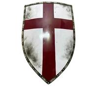 Medieval Knight Templar Battle Warrior Shield | Fall Authentic Battlefield Crusadar Shield 28"