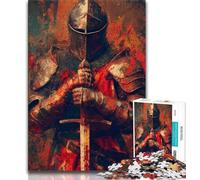 Medieval Knights JigsawPuzzle 1000 Pieces for Adults,Family Game Stress Reliever Difficult Challenge Great Gifts And Toys (38x26cm)